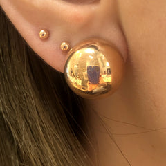 Half Ball Earrings 44495