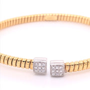 Open Top Diamond Bangle - 42627