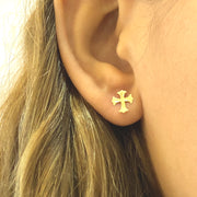 Delicate Cross Earrings- ER2015