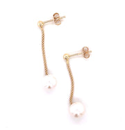 Dangling Pearl Earrings - 65426