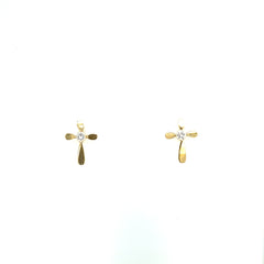 Fancy Cross Earrings- ER4012