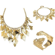 Boccadamo Gold Leaves Set