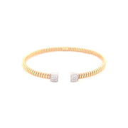 Open Top Diamond Bangle - 42627