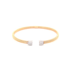 Open Top Diamond Bangle - 42627