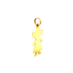 Girl Figure Pendant - 100606