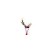 Colorful Initial Pendant - 69633