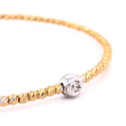 Briolette Gold Flakes Bracelet - 56474