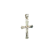 White Crucifix Pendant - 100573