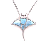 Marea Stingray Larimar Pendant - 66539