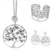 Boccadamo Life Tree Silver Set