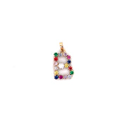 Colorful Initial Pendant - 69633