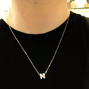 Beautiful Shiny Initial Necklace