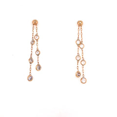 Dangling Stud Earrings - 69619