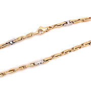 Fancy Two Tones Gold Chain - 67703