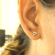 Diamond Shape Earrings