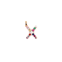 Colorful Initial Pendant - 69633