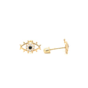 Fancy Turkish Eye Earrings - 63410