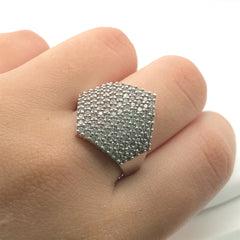 Fancy Diamond Shape Ring - 100996