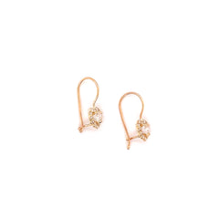 Heart Dangle Earrings - 69629