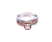 Duo Wedding Ring Set 49039