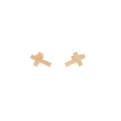 Cross Stud Earrings - 68045