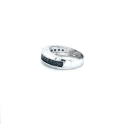 Men Black Diamonds Wedding Ring - 71129