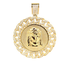 Cuban Style Christ Pendant - 60350